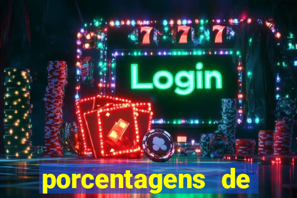 porcentagens de jogos pagantes